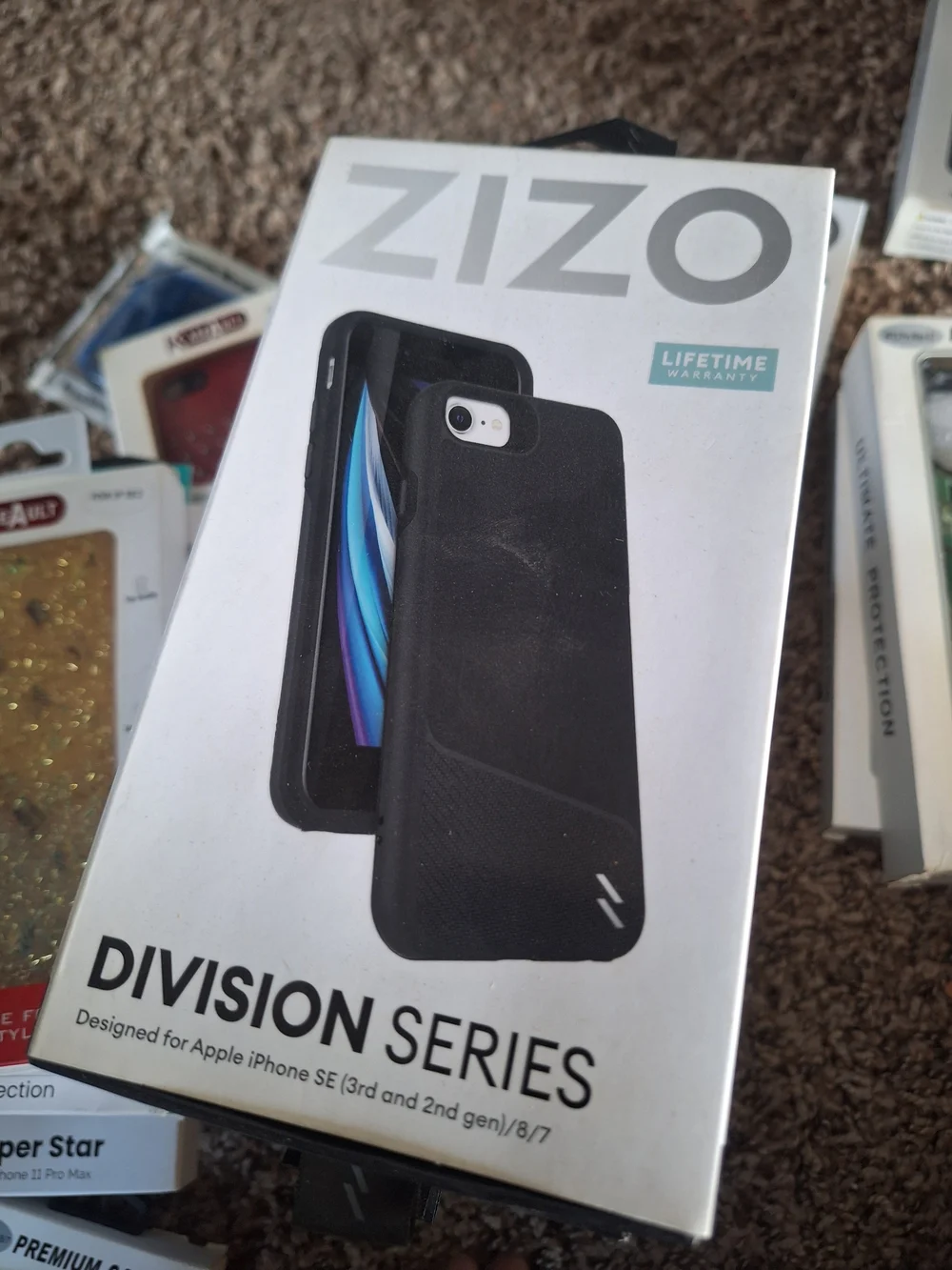 Division Series Protective Case for iPhone SE/8/7 - Black